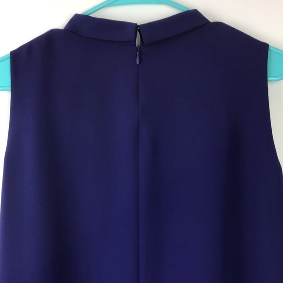 Uniqlo Blue A-Line Drape Sleeveless Dress - Picture 6 of 9